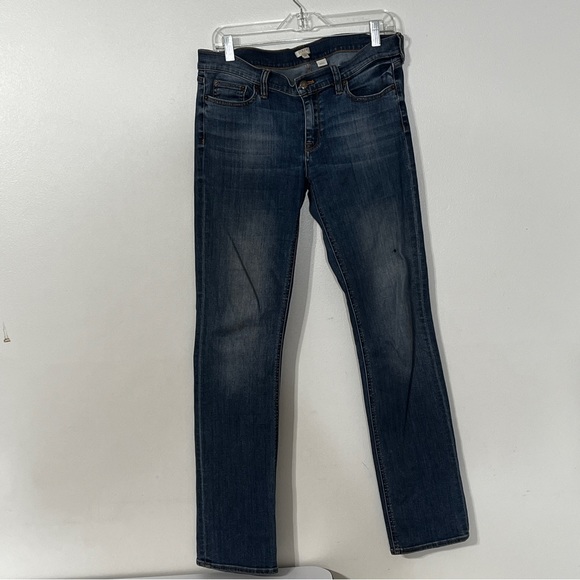 J. Crew Factory Denim - J. Crew Straight Leg Stretch Blue Jeans